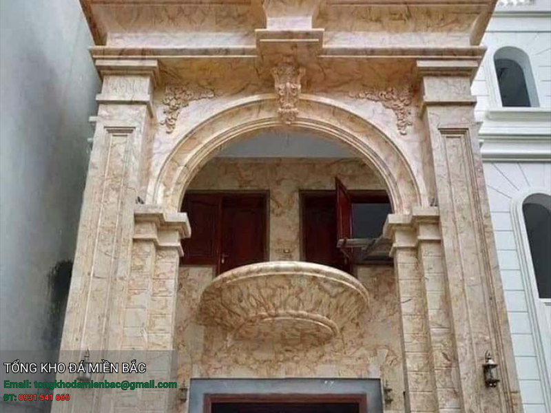 TOP 10 Mẫu đá ốp mặt tiền biệt thự được ưa chuộng 2025 7 - Tổng Kho Đá đá ốp mặt tiền biệt thự