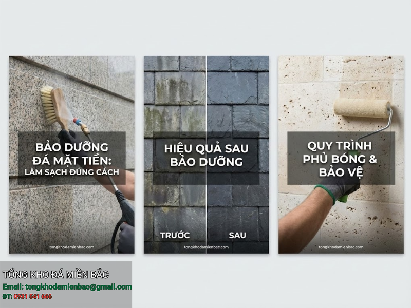 cách bảo dưỡng đá ốp mặt tiền