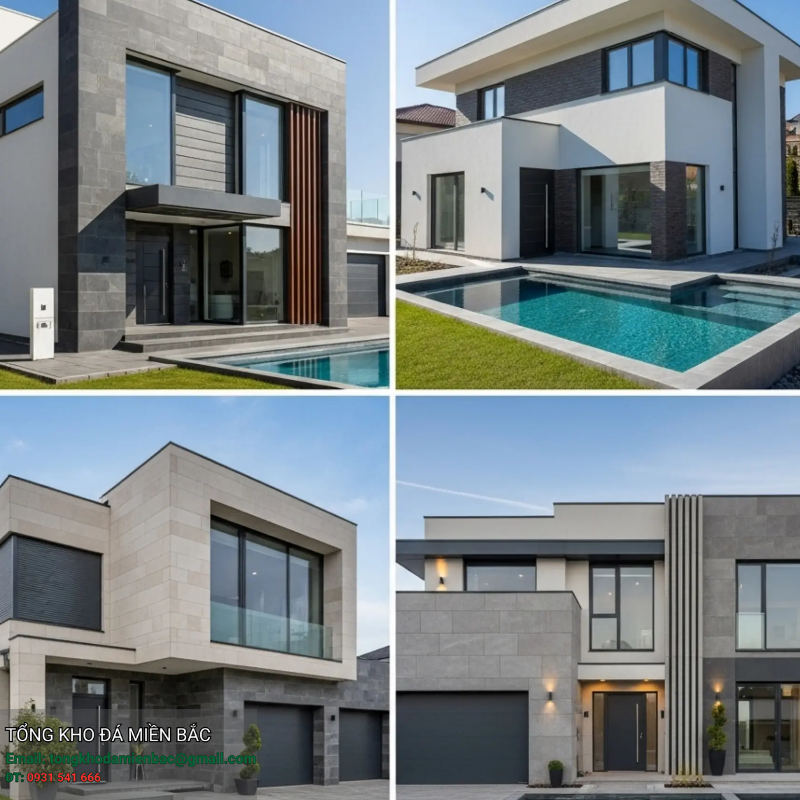 Những sai lầm thường gặp khi chọn đá ốp mặt tiền cao cấp cho biệt thự