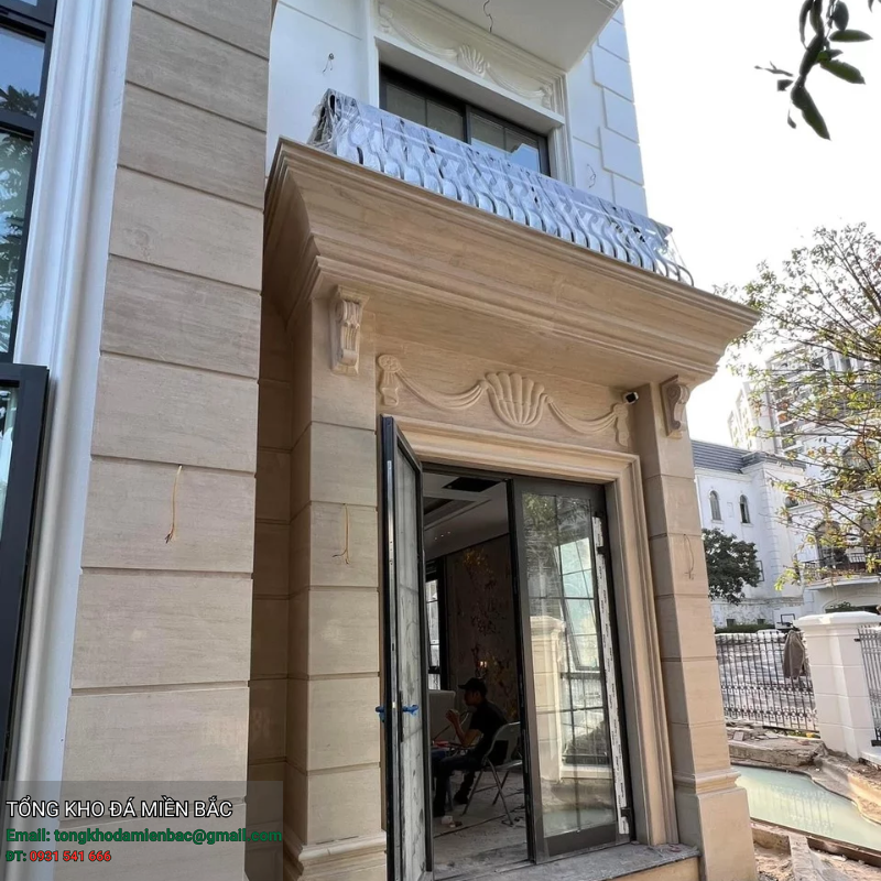 Đá ốp mặt tiền cao cấp cho biệt thự