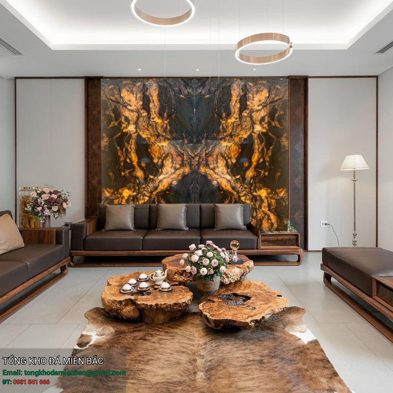  Lắp đặt tranh đá tự nhiên