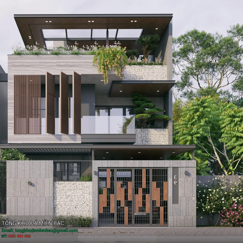 Nên dùng đá hay gạch ốp mặt tiền? Tư vấn chọn vật liệu bền, đẹp, lâu dài