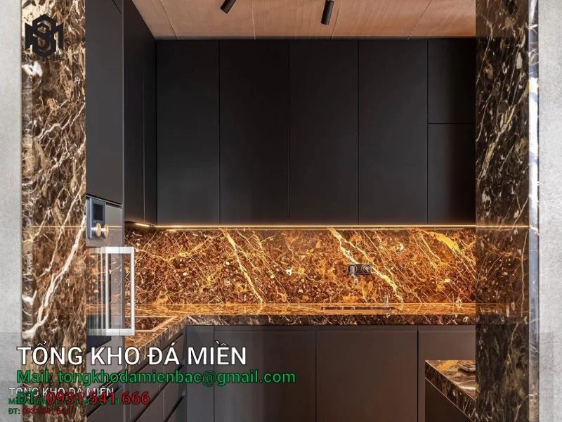 Tổng hợp 15 mẫu đá ốp bếp đẹp nhất 2026 4 - Tổng Kho Đá 15 mẫu Đá ốp bếp đẹp nhất 2026