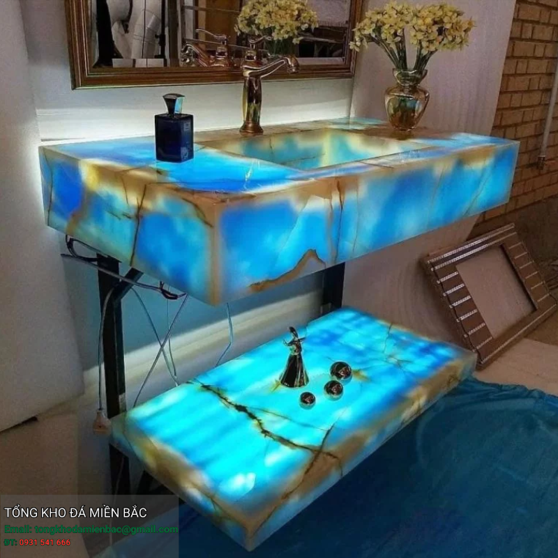 Mặt bàn Lavabo đá