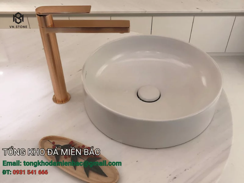 Mặt bàn Lavabo đá