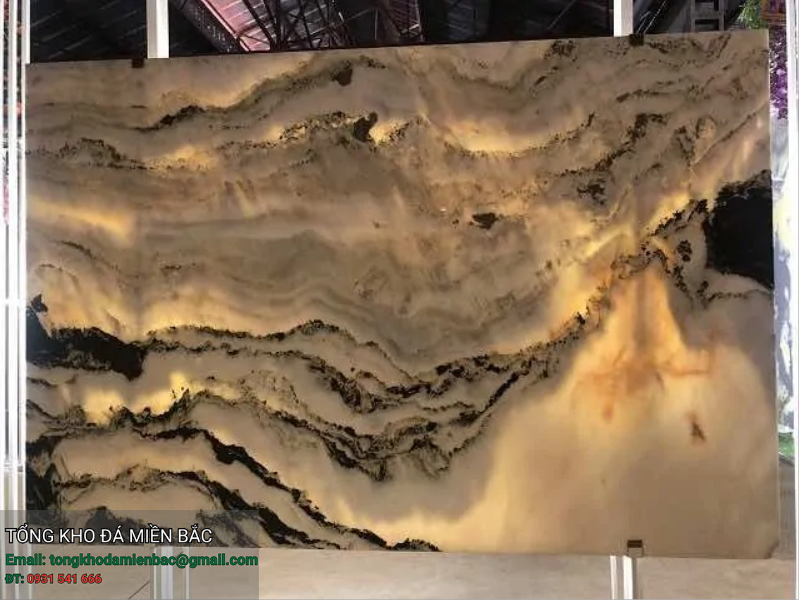 Tranh Đá Sơn Thủy Xuyên Sáng