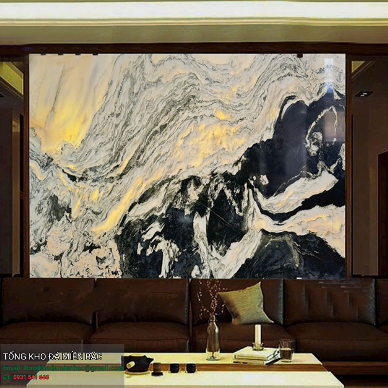 Tranh Đá Sơn Thủy Xuyên Sáng