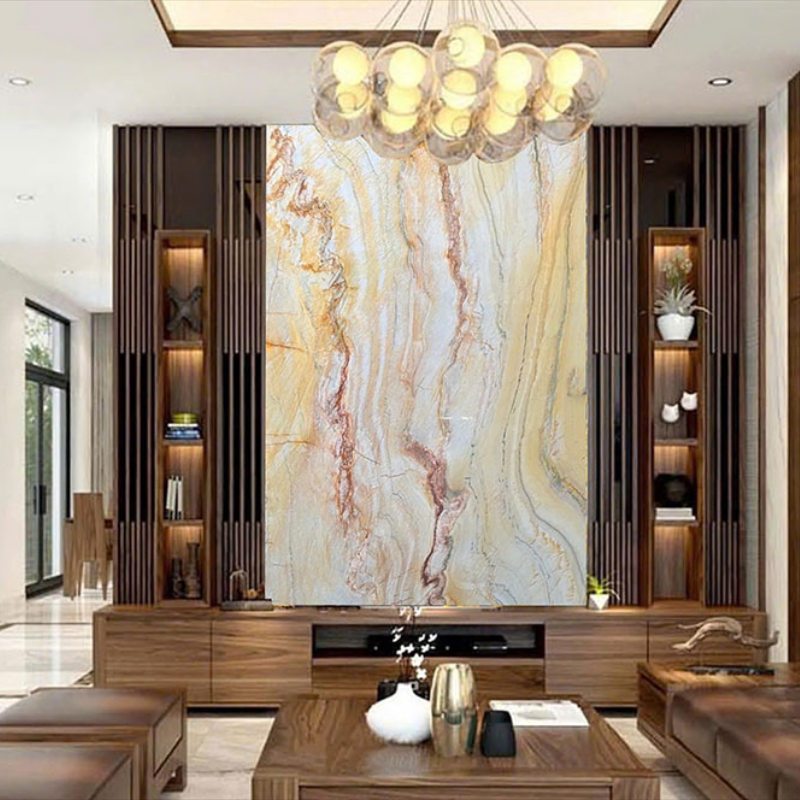 Tranh Đá Thạch Anh Đối Xứng