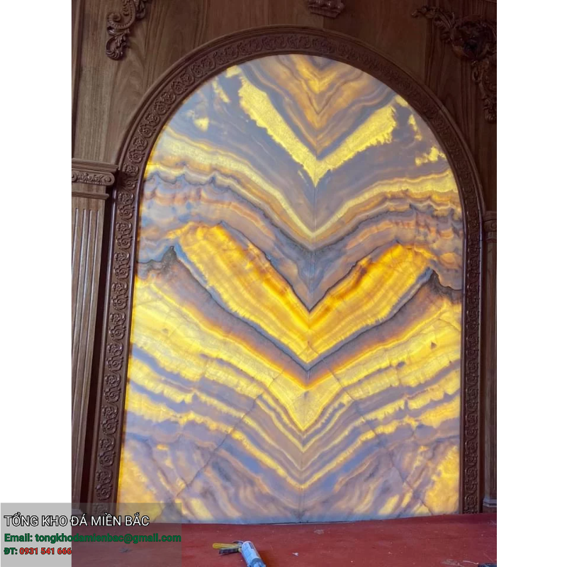 Tranh Đá Xuyên Sáng Onyx