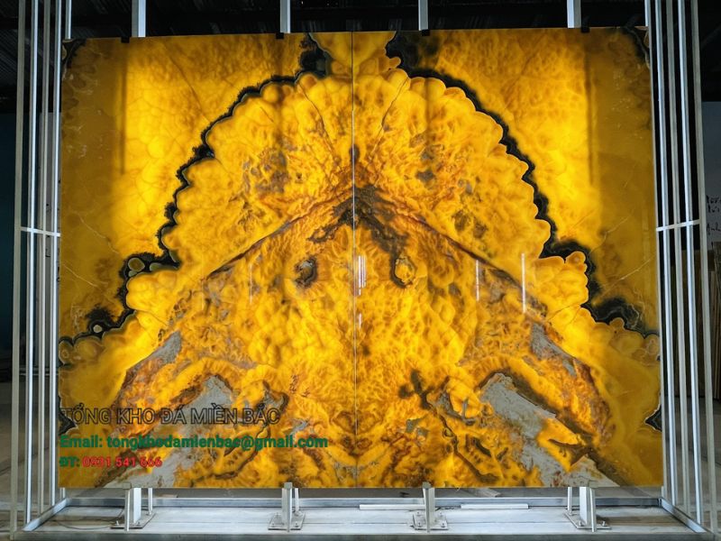 30 mẫu tranh đá onyx xuyên sáng đẹp được Tổng Kho Đá Miền Bắc chia sẻ 6 - Tổng Kho Đá 30 mẫu tranh đá onyx xuyên sáng đẹp
