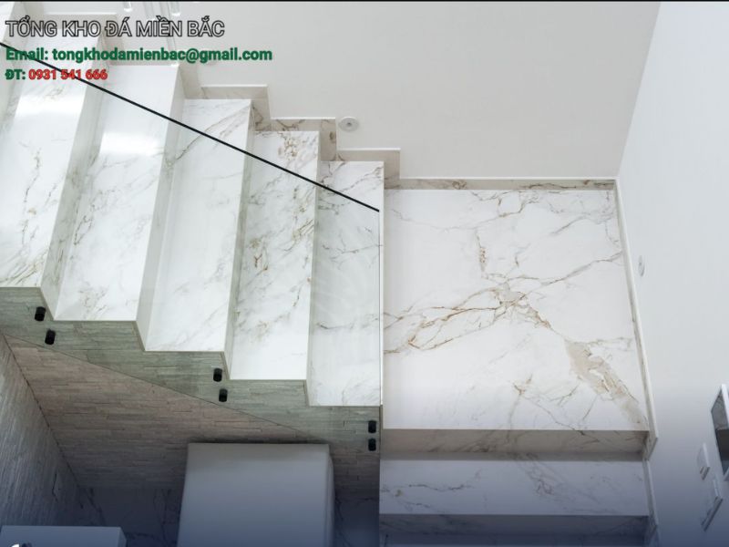 50 mẫu đá cầu thang đẹp cho nhà phố được ưa chuộng hiện nay 2 - Tổng Kho Đá 50 mẫu đá cầu thang đẹp cho nhà phố