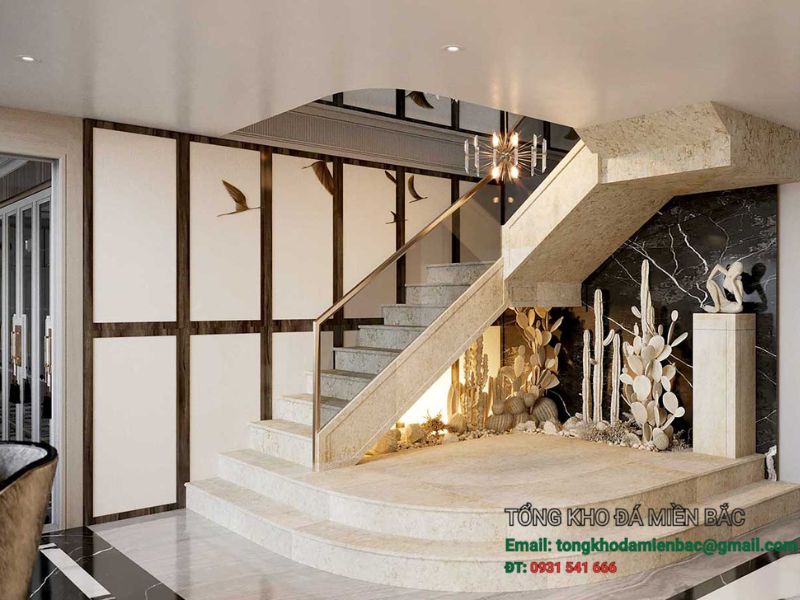 50 mẫu đá cầu thang đẹp cho nhà phố được ưa chuộng hiện nay