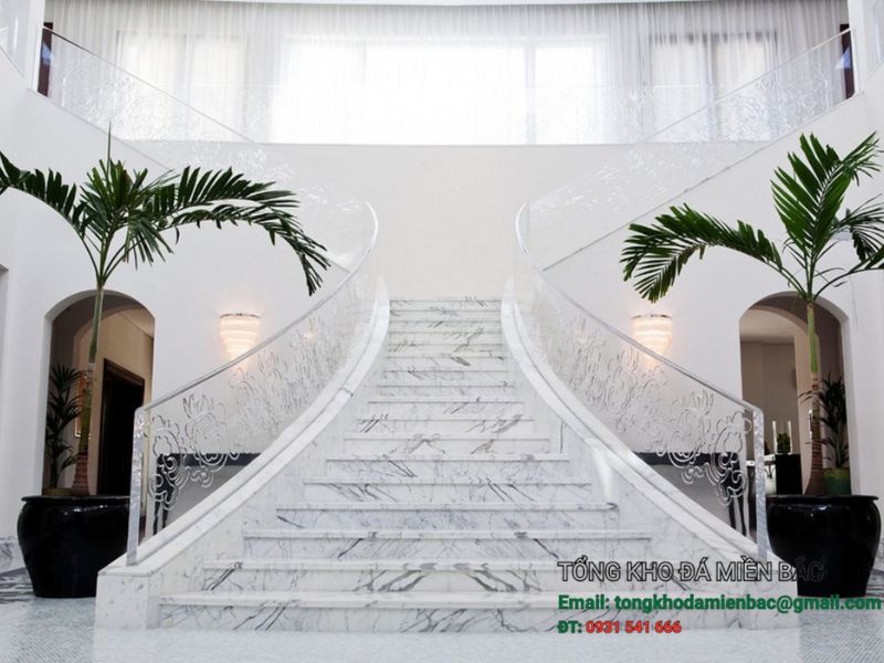 50 mẫu đá cầu thang đẹp cho nhà phố được ưa chuộng hiện nay 5 - Tổng Kho Đá 50 mẫu đá cầu thang đẹp cho nhà phố