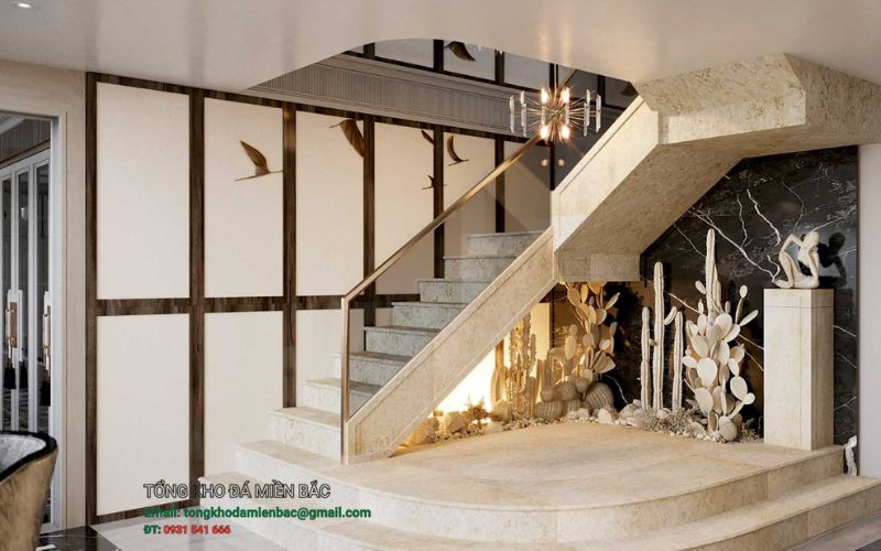 50 mẫu đá cầu thang đẹp, bền, sang trọng