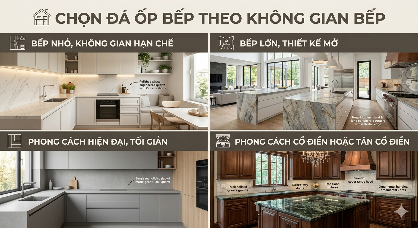 đá ốp bếp