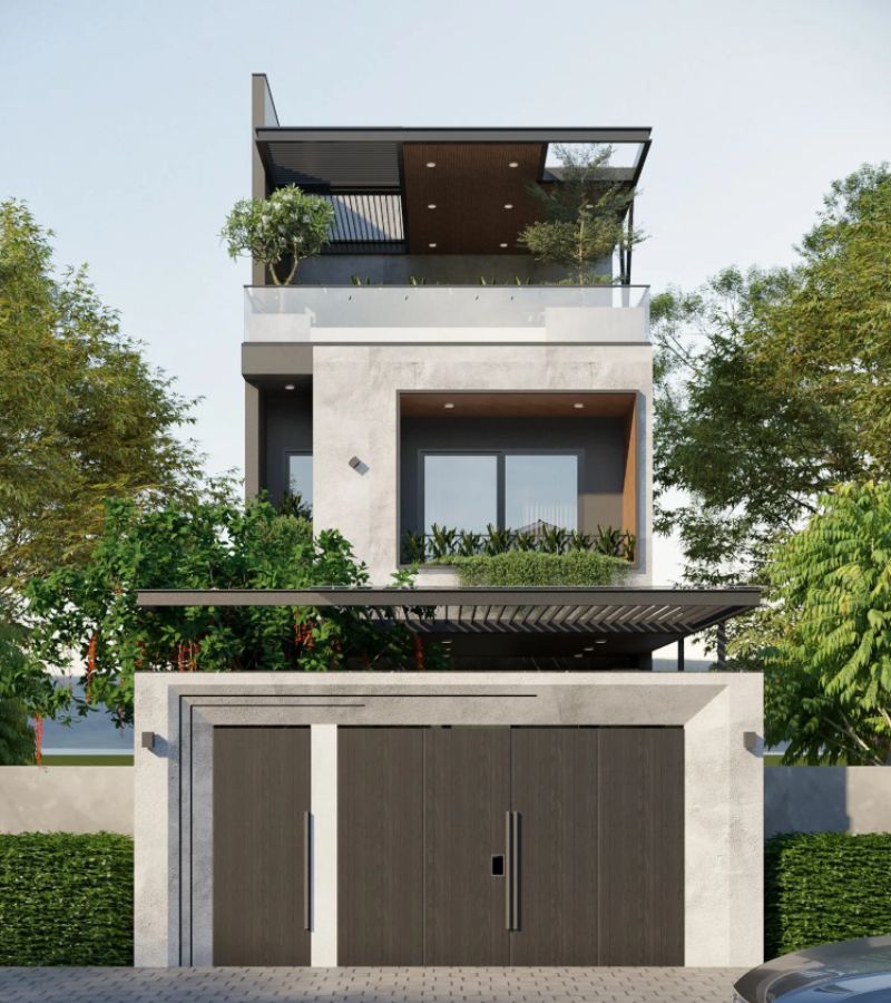 kinh nghiệm chọn đá mặt tiền theo phong cách nhà