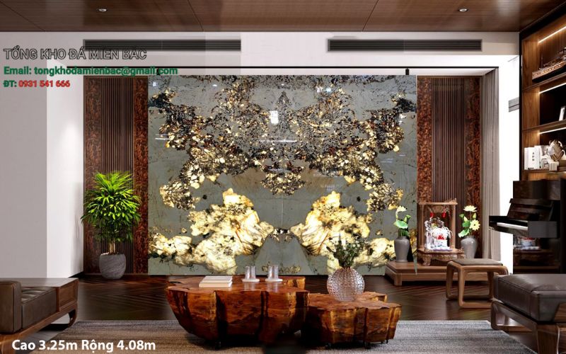 tranh đá onyx xuyên sáng đẹp