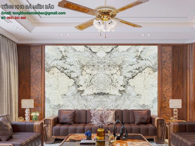 tranh đá xuyên sáng phòng khách