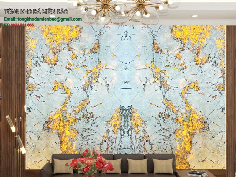 tranh đá xuyên sáng phòng khách