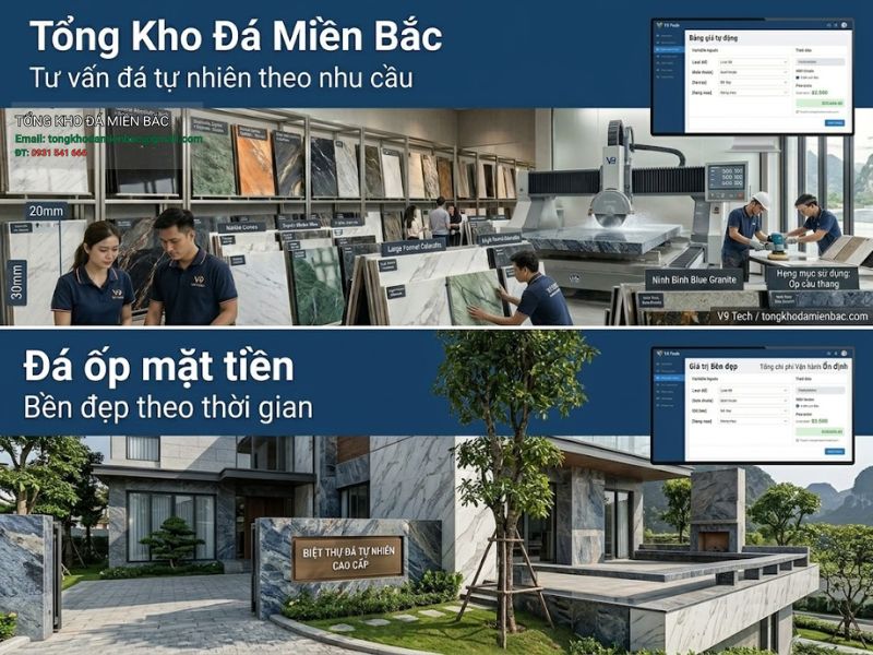 Cập nhật bảng báo giá đá tự nhiên mới nhất 2026
