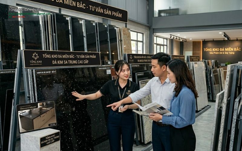 Báo giá đá nhân tạo kim sa trung mới nhất, tham khảo dễ hiểu