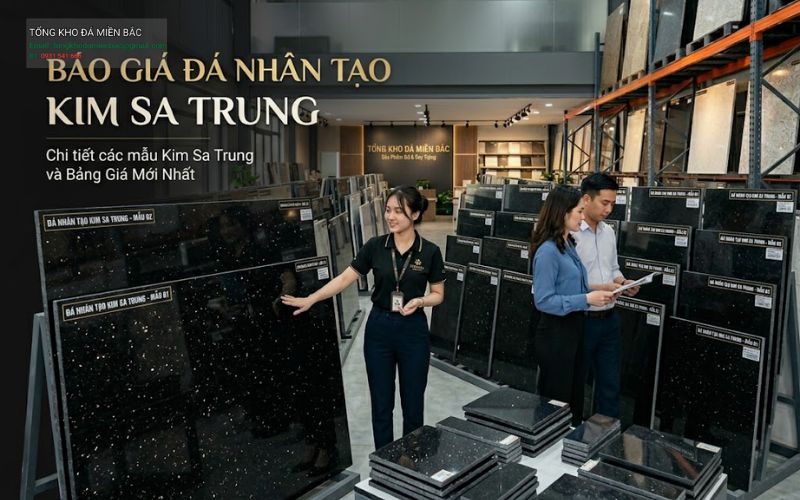 báo giá đá nhân tạo kim sa trung