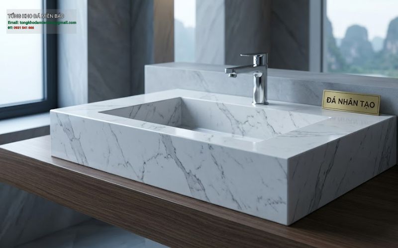 cách phân biệt đá tự nhiên và đá nhân tạo