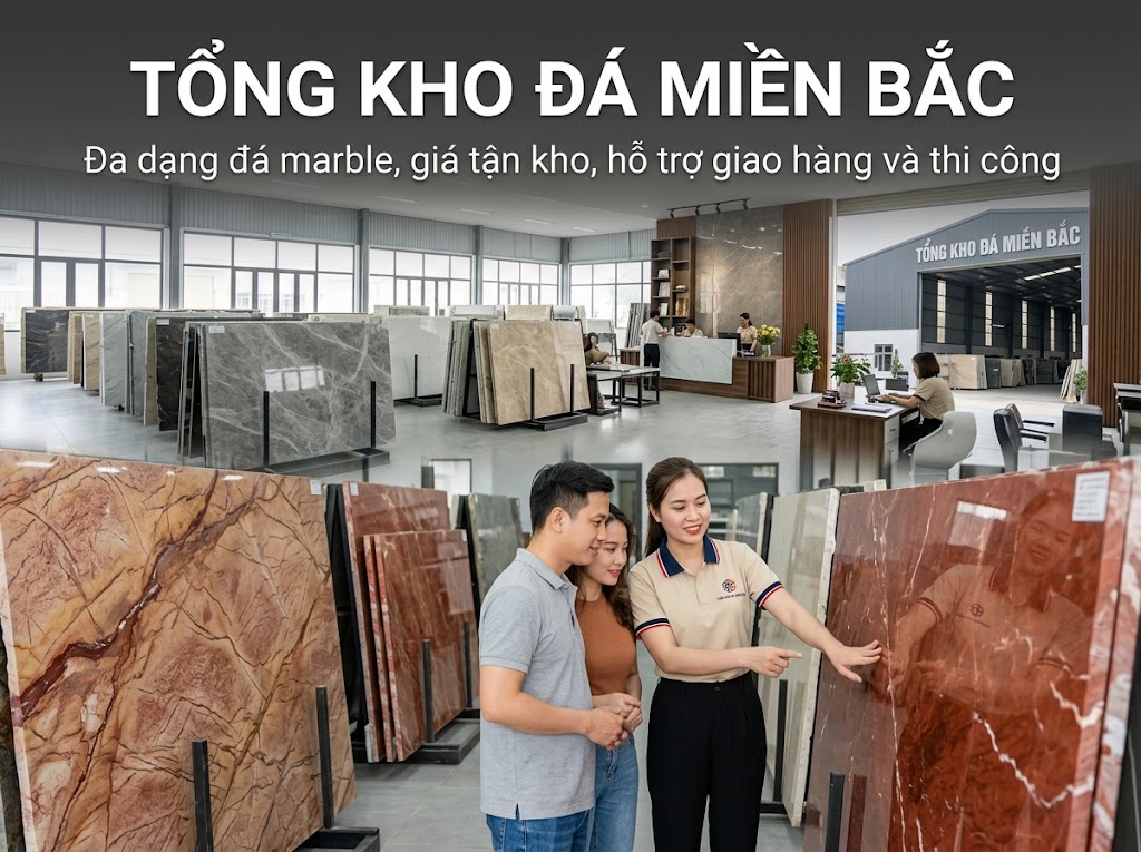 Mua đá marble tại Tổng Kho Đá Miền Bắc