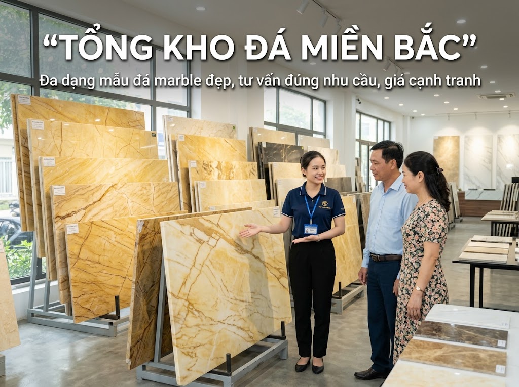 Vì sao nên chọn mua đá marble tại Tổng Kho Đá Miền Bắc?