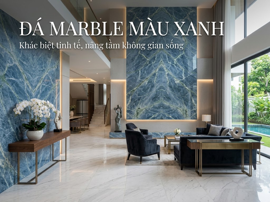 Đá Marble Màu Xanh