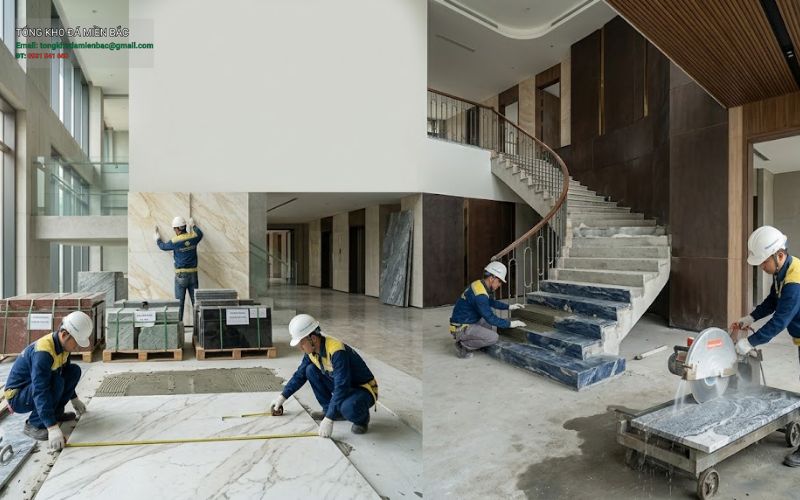 Giá thi công đá tự nhiên theo m2 mới nhất, dễ dự toán