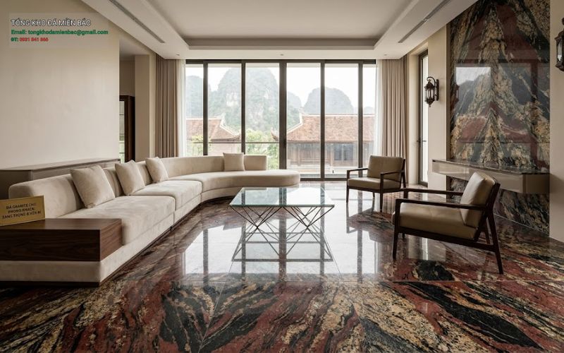 nên dùng đá nào cho phòng khách