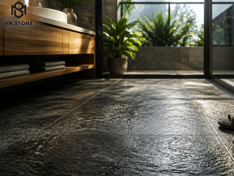 đá lát sàn phòng tắm chống trượt