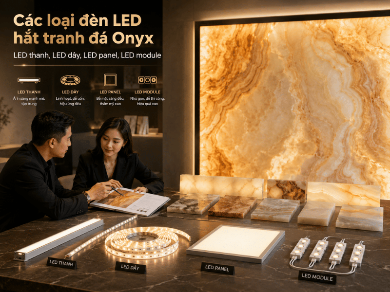 Đèn LED hắt tranh đá xuyên sáng Onyx có quan trọng không? 1 - Tổng Kho Đá Đèn LED hắt tranh đá xuyên sáng Onyx có quan trọng không?