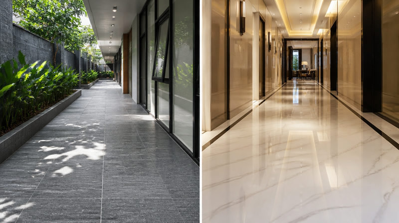 Phân tích ưu nhược điểm các loại đá lát hành lang phổ biến