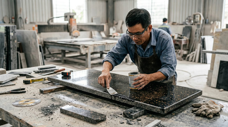 Báo Giá Đá Ốp Bếp Kim Sa Đẹp, Sang Trọng Nhất 2026 5 - Tổng Kho Đá Kinh nghiệm chọn mua và thi công đá ốp bếp tự nhiên