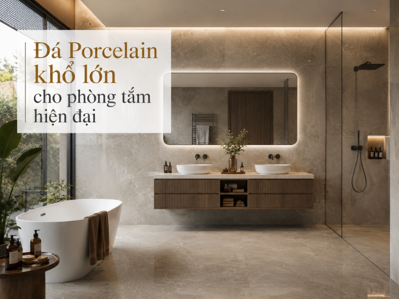 Xu hướng sử dụng đá Porcelain khổ lớn trong nội thất và kiến trúc hiện đại 2 - Tổng Kho Đá xu huong su dung da porcelain kho lon 2 - Tổng Kho Đá