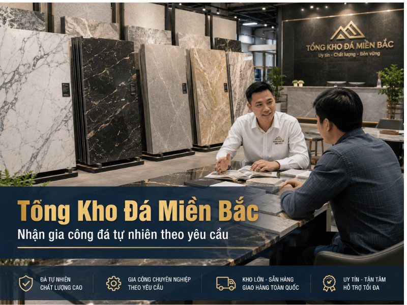 Tìm xưởng gia công đá tự nhiên theo yêu cầu uy tín