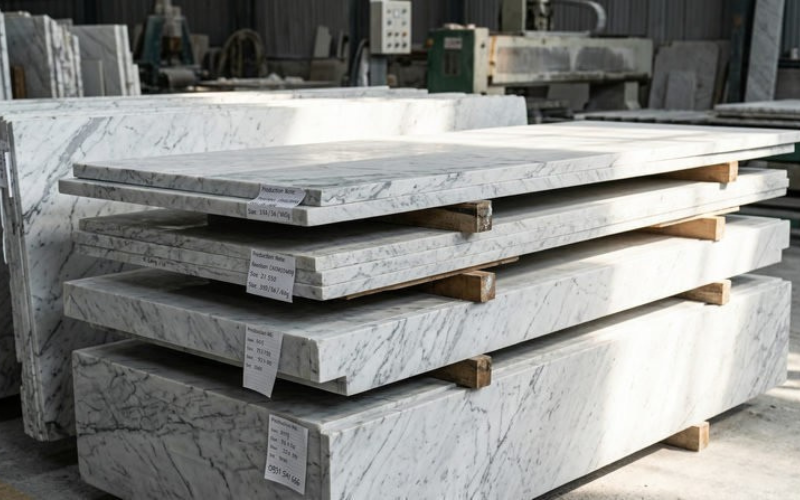 Đá Marble Carrara ý cao cấp: Bảng giá & mẫu đẹp 2026 3 - Tổng Kho Đá Thiet ke chua co ten 1 - Tổng Kho Đá