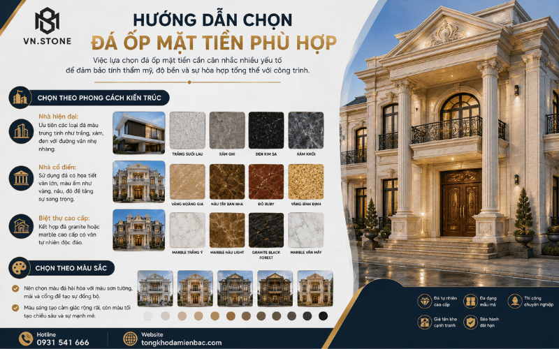 đá ốp mặt tiền