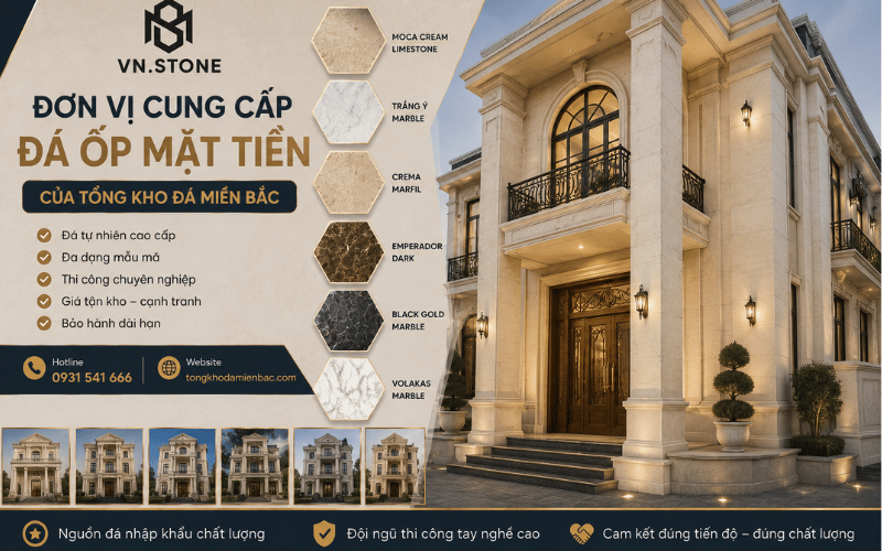 đá ốp mặt tiền