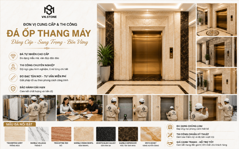 Đá Ốp Thang Máy
