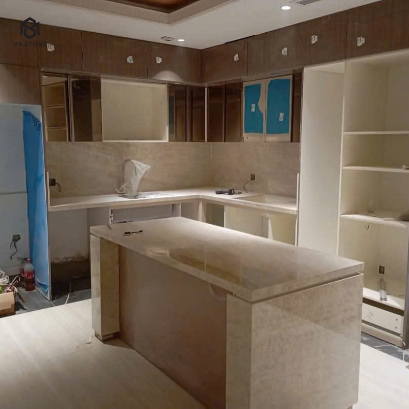 Đá bàn bếp thạch anh (quartz) có tốt không? Đánh giá thực tế 4 - Tổng Kho Đá da ban bep thach anh quartz co tot khong - Tổng Kho Đá